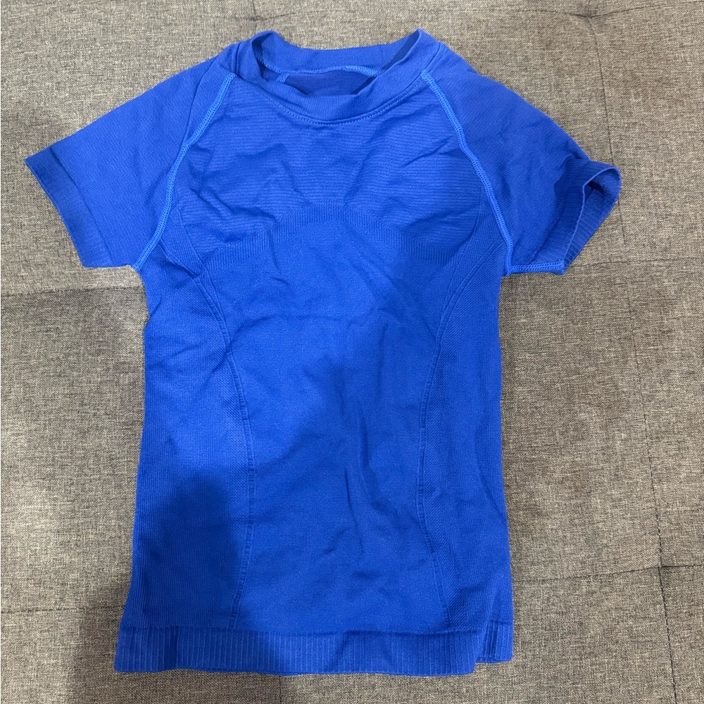 Vibrant Blue Short Sleeve Top